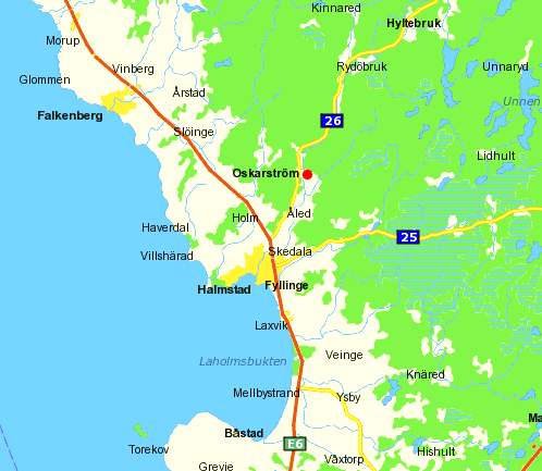Karta Oskartström